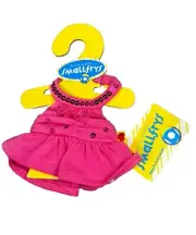 Build a Bear SMALLFRYS Pink Dress Outfit