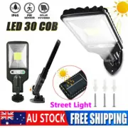 LED Solar Sensor Lights Wall Mounted Porch Light Street Outdoor Waterproof Lamp