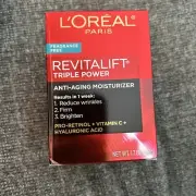 New L'Oréal Revitalift Paris Anti-aging FF Moisturizer Cream 1.7 fl oz Jar