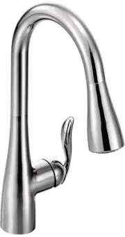 Genuine MOEN 7594C Arbor 1-Handle Pull-Down Sprayer Kitchen Faucet - Chrome NEW