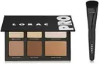 PRO Contour Palette & Contour Brush | Contour Powders & Highlighter Makeup | ...