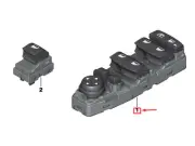 MINI COUNTRYMAN R60 Front Left Door Window Lifter Switch 61319354861 NEW GENUINE