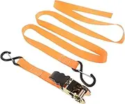 Alipis Ratchet Tie Down Strap Meters Durable Cargo Securing Strap with Safety Hook for Transportation Construction Agriculture High Strength for Easy Tightening