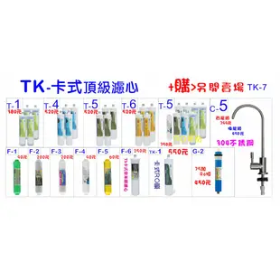 OCEAN卡式年份頂級套裝組濾心RO純水機專用套裝濾心貨號502531