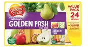 Golden Circle Kids Fruit Drink Lunch Box Popper Multipack Golden Pash 24 x 250mL