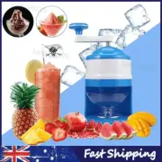 Manual Ice Shaver Crusher Shredding Snow Cone Maker Machine Create Drink Tools
