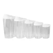 US 5Pcs Dry Food Storage Cereal Dispenser Pasta Food Container Box Kitchen Tool