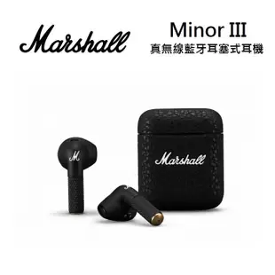 英國Marshall MINOR III (領卷再折)第三代真無線藍牙耳機 台灣公司貨 MINOR III