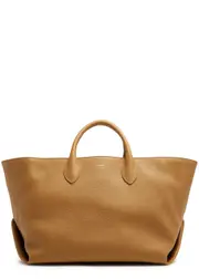 Khaite Amelia Medium Leather Tote - Camel One Size