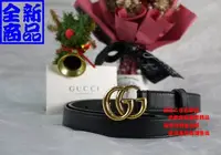 在飛比找Yahoo!奇摩拍賣優惠-優買二手精品名牌店 GUCCI 409417 黑色 全皮 金