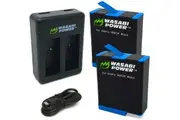 Wasabi Power Batteries (2 Pack and USB Dual Charger) for GoPro HERO9/HERO10