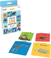 Briarpatch First 100 Animals Matching Card Game | Fun & Educational Memory Game for Toddlers & Preschoolers | Ages 2+ | Based on Bestselling Books