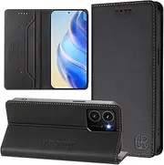 Compatible with Nokia HMD Skyline Magnetic Closure Wallet case Cover,Compatible with Nokia HMD Skyline Flip Kickstand Case Black