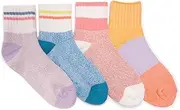 [MUK LUKS] Women's Set of 4 Spring Lounge Sock
