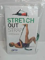 OPTP Stretch Out Strap - Green With Streching Guide