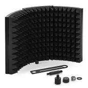 TONOR Microphone Isolation Shield, Studio Mic Sound Absorbing Foam Reflector ...