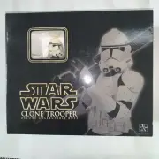Star Wars Clone Trooper Deluxe Collectible Bust Statue White Gentle Giant NIP