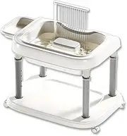 Bedside Shampoo Basin Hair Washing Basin Portable Hair Washing Tray for The Elderly Bedridden Pregnant Woman，with Adjustable Lifting Bracket/circulating Water Pump