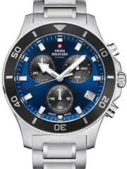 Swiss Military SM34067.11 Chronograph Mens Watch 42 mm 10ATM