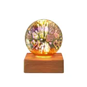 led plug-in 3d firework night light foreign trade bedroom usb colorful starry sky atmosphere lamp bedside decorative table lamp (love)