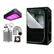 Greenfingers Grow Tent Light Kit 120x120x200CM 1000W LED 6" Vent Fan,Greenfinger