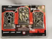 Stealth Cam BT14 Brow Tine 14MP Infrared Trail Camera 3 Pack
