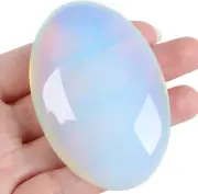 2.4″ Opal Healing Oval Palm Stone Energy Crystals Gemstones Polished Stones Worr