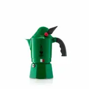 Bialetti espresso maker Break Alpina 3 cups espresso aluminium green 130 ml