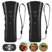 Anti-Dog Bark Deterrent Device Ultrasonic Stop Barking Repeller with LED Light