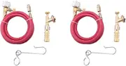 Binxind 2X for Mapp Gas Turbo Torch Plumbing Turbo Torch with Hose for Solder Propane Welding Kit