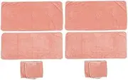 2Sets Salon Supplies Microfiber Hair Wraps Spa Head Wraps for Comfortable Skin Care for Daily Use Beauty Salons and Home Includes Towels