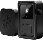 Video Doorbell Wireless Video Doorbell Two-Way Intercom Reception Range 150 Meters for Home Security 85 x 53 x 24mm
