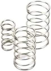 3pcs 1.0mm Wire Diameter Stainless Steel Spring Compressed Springs Push Coil Flexible Elastic Pressure Ring 8-50mm L 10-16mm OD(10mm,16mm)