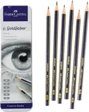 Faber-Castell Graphite Sketch Pencil Set - 6 Graphite Pencils Drawing Pencils