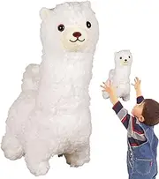 Alpaca Stuffed Animal | Cute Walking and Barking Alpaca Plush,Animal Toy for Birthday Christmas Girls Kids Easter Nursery Room