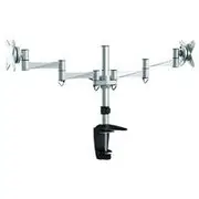 Brateck Elegant Aluminium Dual LCD Monitor Arm Desk Clamp 13"-27"