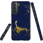 For Samsung Galaxy S22+ Plus Case, Armour Cover, Scorpio Drawing
