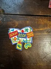 Girl scrap book SCRAPBOOKING project album Fun Patches Crests Badges SCOUT GUIDE