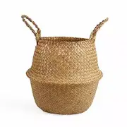 Handmade Medium Size Picnic & Beach Woven Natural Seagrass Basket