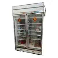 在飛比找蝦皮購物優惠-瑞興雙門冷藏玻璃展示櫃 展示冰箱 冷藏冰箱 2門兩門 西點廚