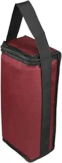 [Oshhni] Two Bottle Wine Totes Bag Thermal Wine Carrier Bag Multifunction Gift Portable Storage Case Wine Cooler Bag Sleeve for Picnic