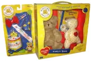 Build a Bear Curly Choose Me Stuff Your Own 8in Teddy 2006 Kit with Birthday Set