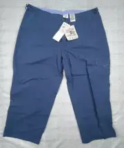 NWT Columbia Women's Pine Ridge Capri Size XL Blue