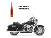 VMS 5" ORANGE FAT SPIKE ANTENNA FOR HARLEY DAVIDSON ROAD KING W/ TOUR-PAK