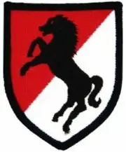 11th Armored Cavalry 3" Patch