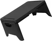 Tofficu Folding Computer Desk Portable Bed Laptop Stand Lap Tray Bed Table Lap Desk Folding Lap Desk Foldable Bed Portable Standing Bed Desk Foldable Laptop Desk Seating Pp Black