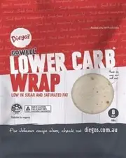 Diego's GoWell Lower Carb Wrap (8Pack) 400g