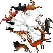 OSALADI String LED Outdoor Lights String Solar Lights Outdoor Decorative Lighted Garland Outdoor Zoo Animals Figures Decorative String Lights Children Bedroom String Lights Fairy LED Lamp