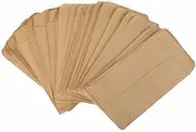 AIMALL 100Pcs Kraft Paper Seed Packets Garden Home Storage Bags Mini Envelopes 6x11cm for Garden and Home Use