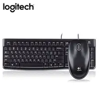 在飛比找蝦皮商城優惠-羅技Logitech 有線鍵盤滑鼠組 MK120 黑色